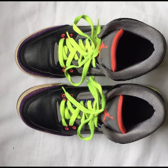 Nike Air Jordan 3 Retro GS Joker Shoes - Picture 9 of 10